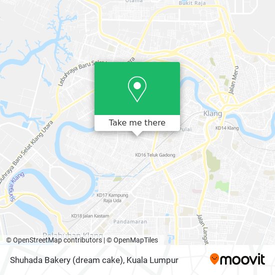 Shuhada Bakery (dream cake) map