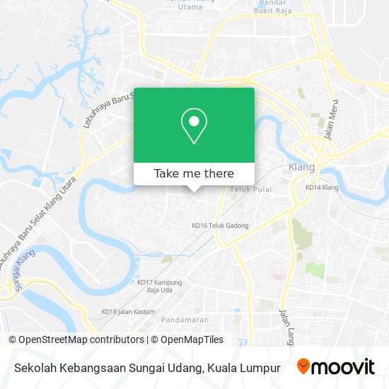 Sekolah Kebangsaan Sungai Udang map