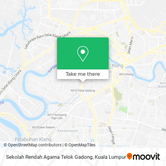 Peta Sekolah Rendah Agama Telok Gadong