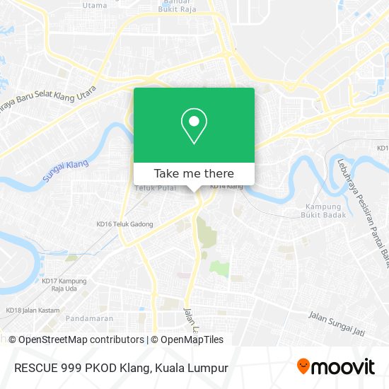 RESCUE 999 PKOD Klang map