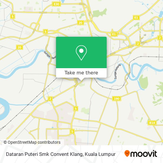 Dataran Puteri Smk Convent Klang map