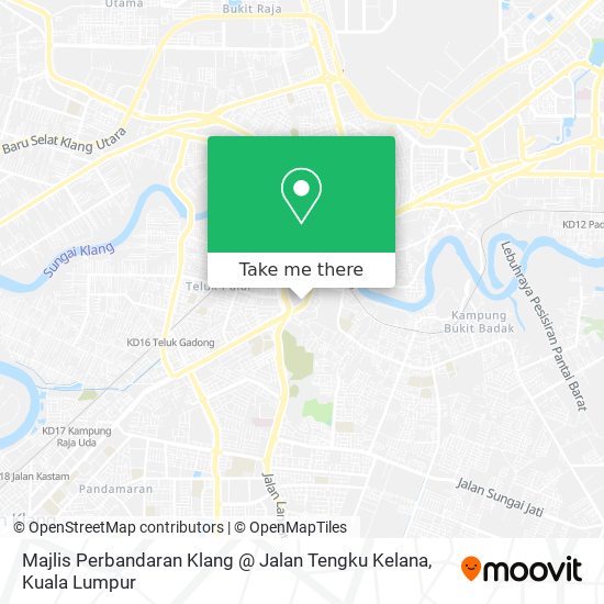 Peta Majlis Perbandaran Klang @ Jalan Tengku Kelana