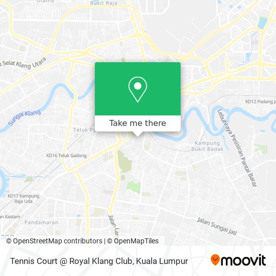 Tennis Court @ Royal Klang Club map