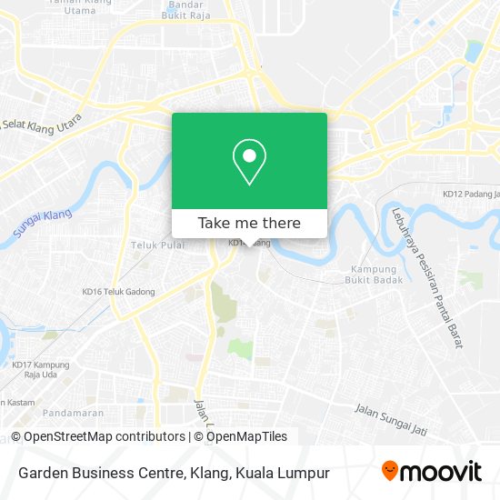 Garden Business Centre, Klang map