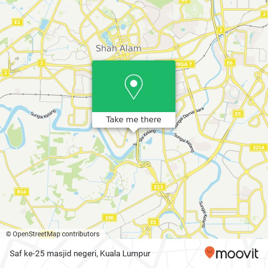 Saf ke-25 masjid negeri map