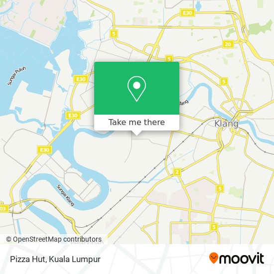 Pizza Hut map