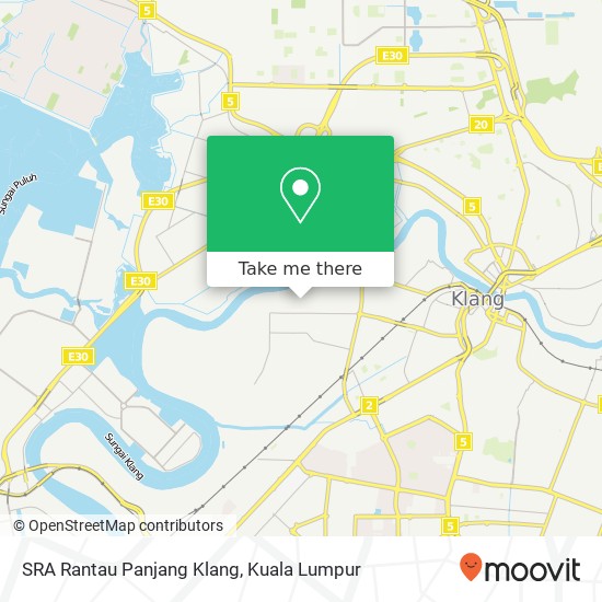 SRA Rantau Panjang Klang map