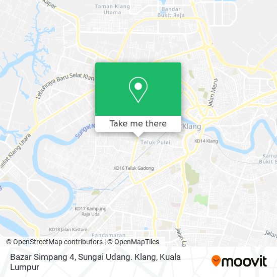 Bazar Simpang 4, Sungai Udang. Klang map