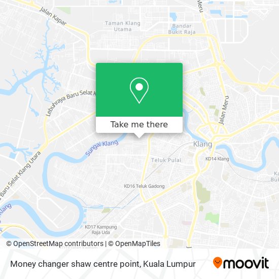 Money changer shaw centre point map