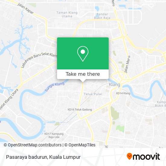 Pasaraya badurun map