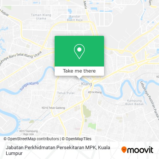 Jabatan Perkhidmatan Persekitaran MPK map