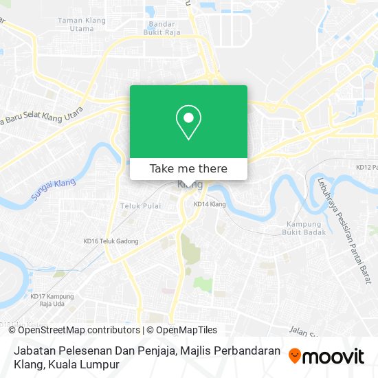 Peta Jabatan Pelesenan Dan Penjaja, Majlis Perbandaran Klang