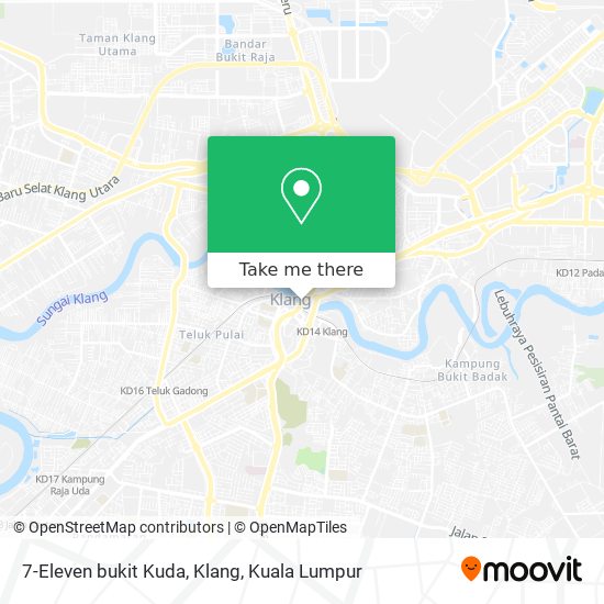 7-Eleven bukit Kuda, Klang map