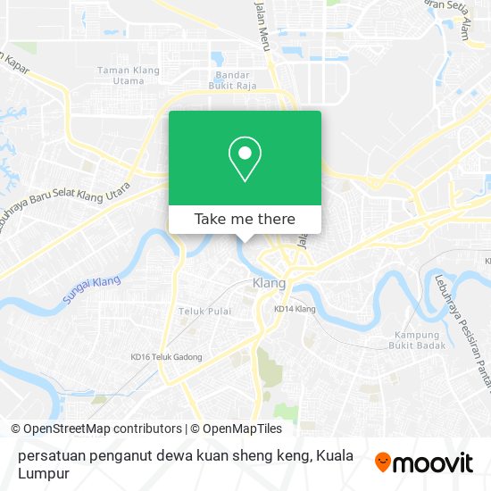 persatuan penganut dewa kuan sheng keng map