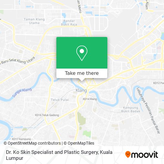 Dr. Ko Skin Specialist and Plastic Surgery map