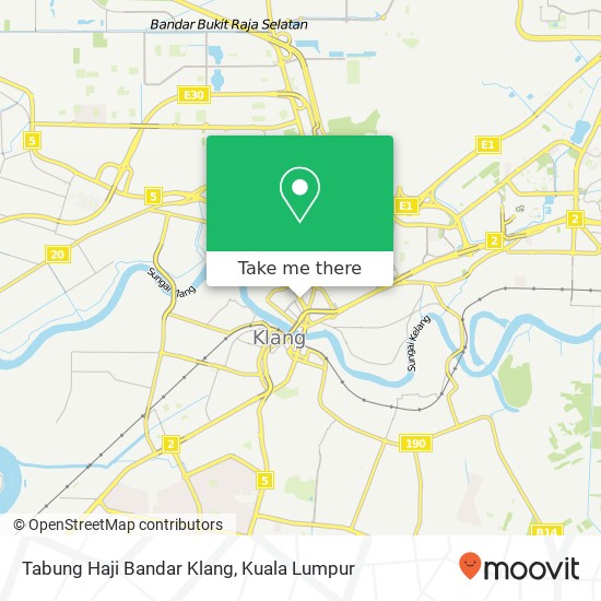 Tabung Haji Bandar Klang map