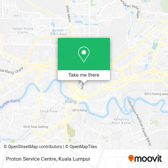 Proton Service Centre map