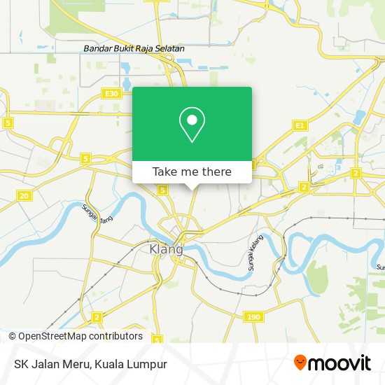 SK Jalan Meru map