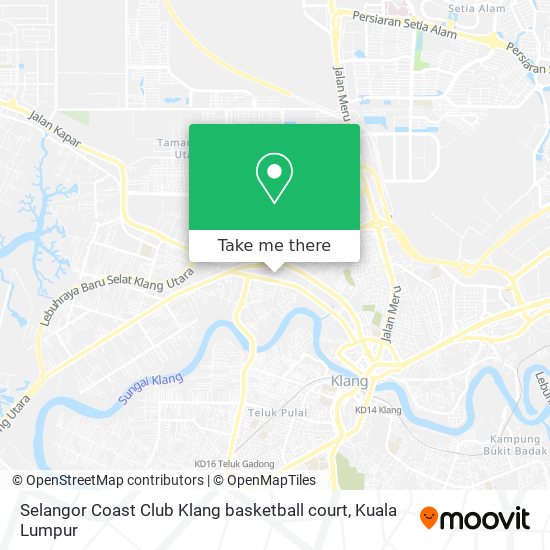 Selangor Coast Club Klang basketball court map
