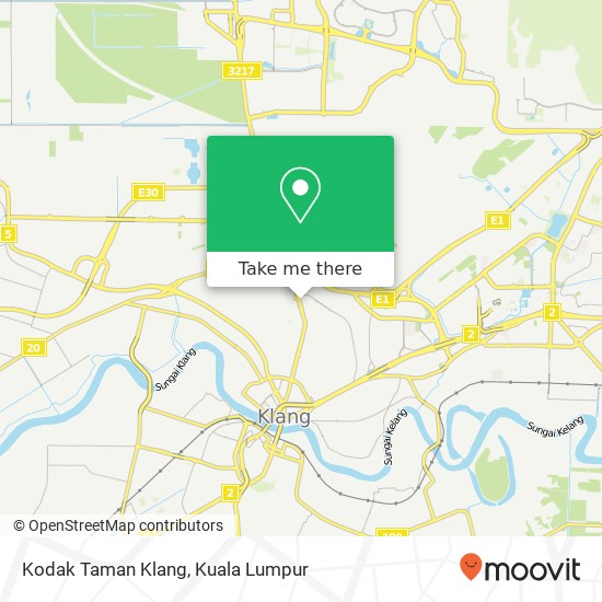 Kodak Taman Klang map