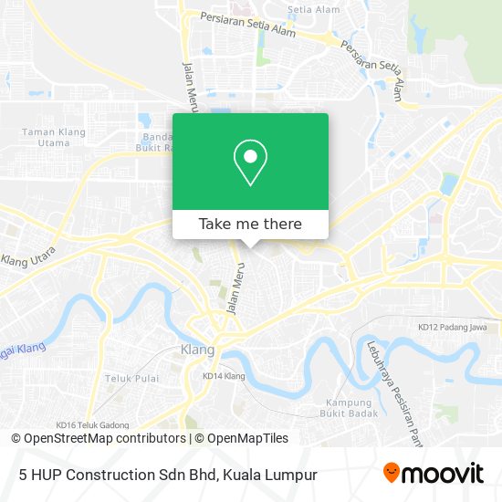 Peta 5 HUP Construction Sdn Bhd