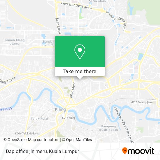 Dap office jln meru map