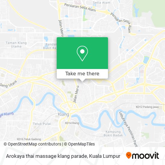 Arokaya thai massage klang parade map