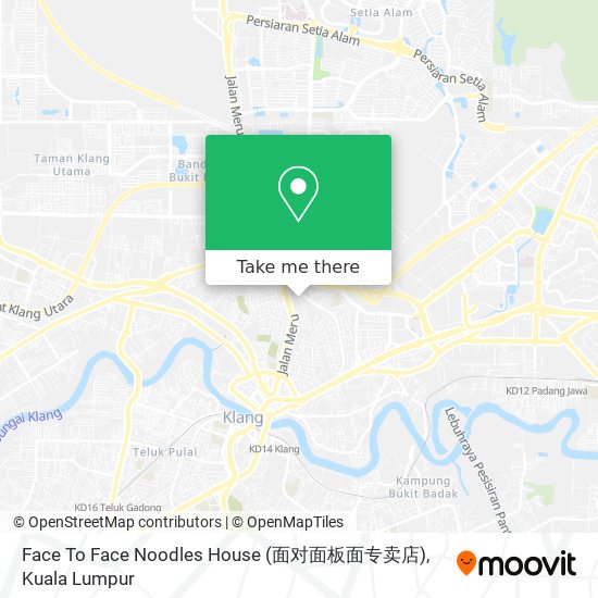 Face To Face Noodles House (面对面板面专卖店) map