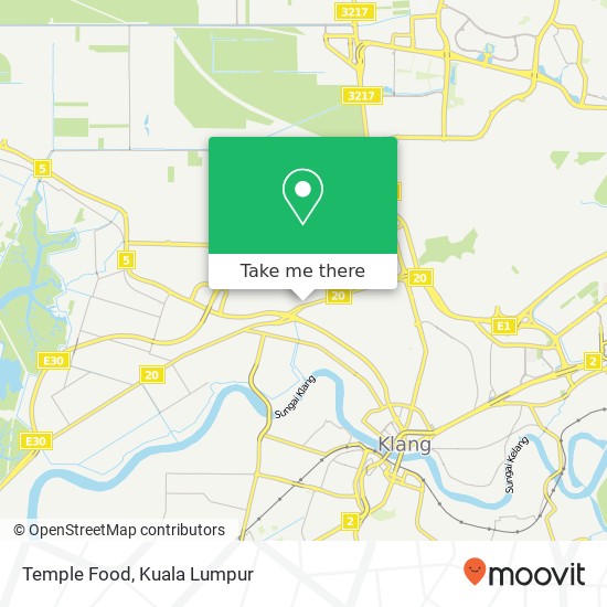 Temple Food map