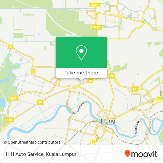 H H Auto Service map