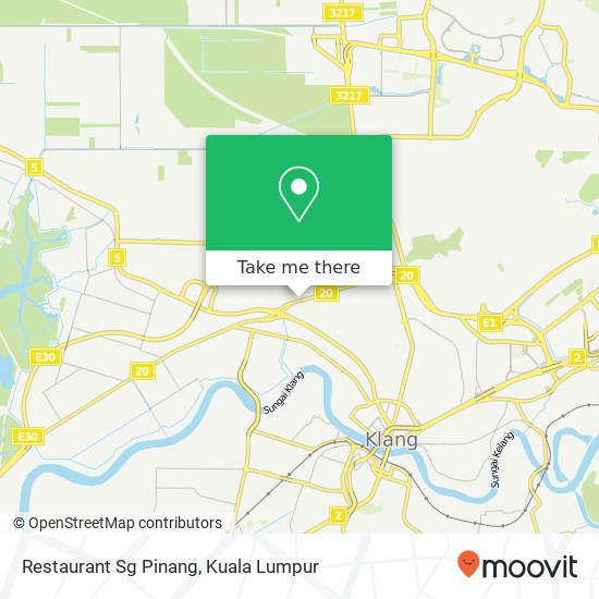 Restaurant Sg Pinang map