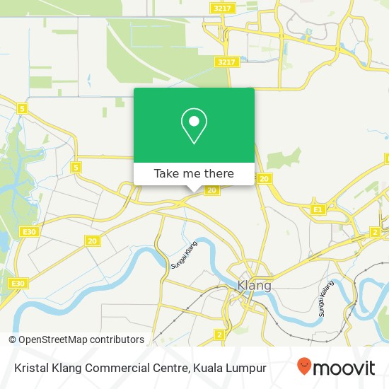 Kristal Klang Commercial Centre map