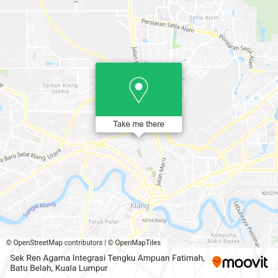 Peta Sek Ren Agama Integrasi Tengku Ampuan Fatimah, Batu Belah
