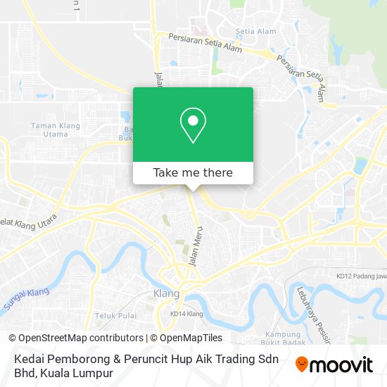 Kedai Pemborong & Peruncit Hup Aik Trading Sdn Bhd map