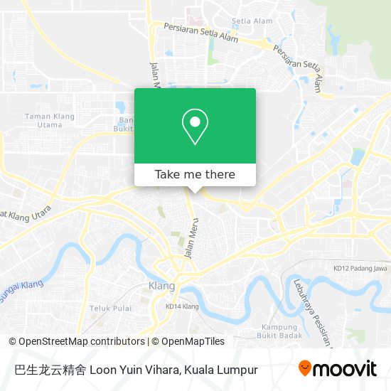 巴生龙云精舍 Loon Yuin Vihara map