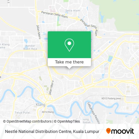 Nestlé National Distribution Centre map