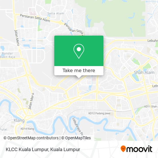 KLCC Kuala Lumpur map