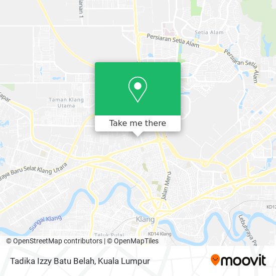 Tadika Izzy Batu Belah map