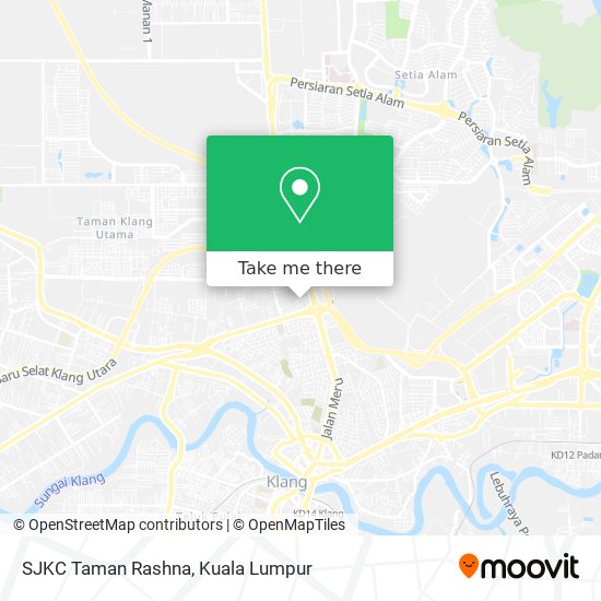 SJKC Taman Rashna map