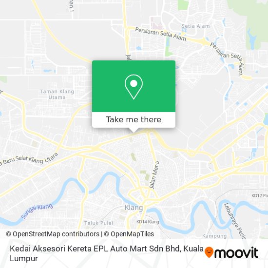 Peta Kedai Aksesori Kereta EPL Auto Mart Sdn Bhd