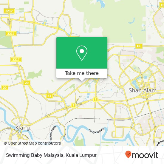 Swimming Baby Malaysia map