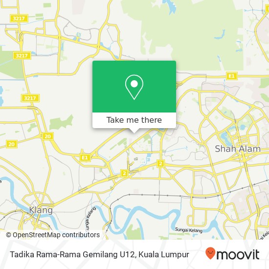 Tadika Rama-Rama Gemilang U12 map