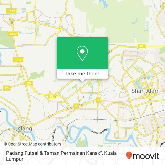 Peta Padang Futsal & Taman Permainan Kanak²