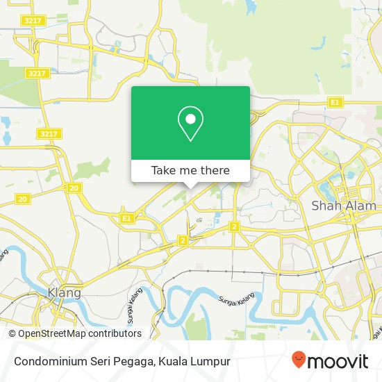 Condominium Seri Pegaga map