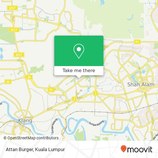 Attan Burger map