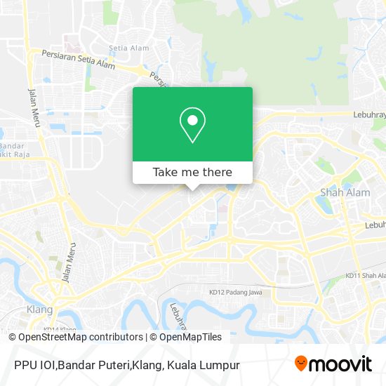PPU IOI,Bandar Puteri,Klang map
