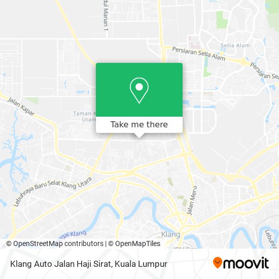 Peta Klang Auto Jalan Haji Sirat