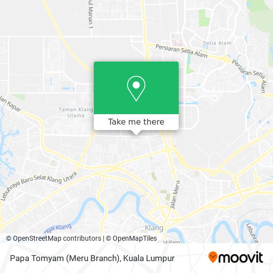 Papa Tomyam (Meru Branch) map