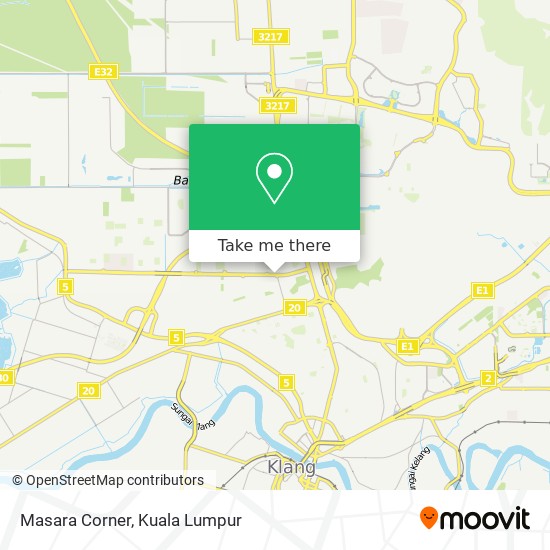 Masara Corner map
