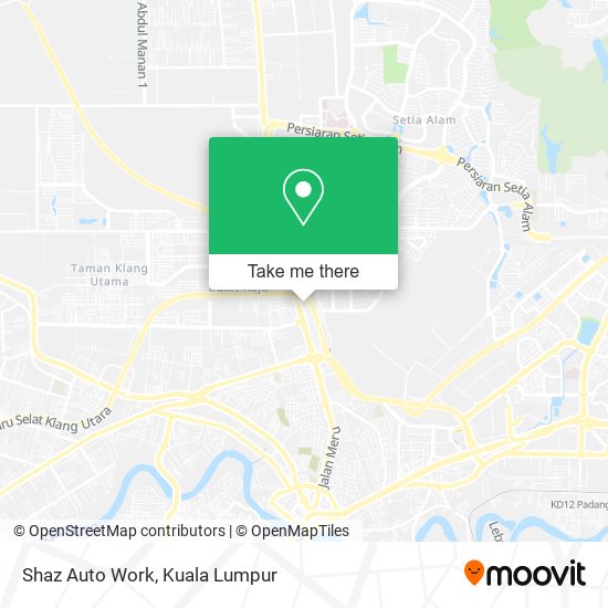 Shaz Auto Work map